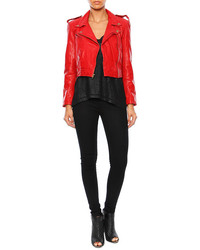 Singer22 Pam And Gela Cropped Leather Jacket