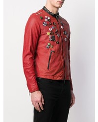 Giorgio Brato Pin Leather Jacket