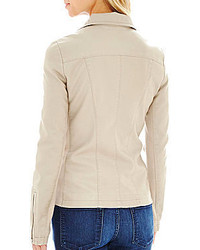 jcpenney Worthington Wing Collar Faux Leather Scuba Jacket, $125 ...