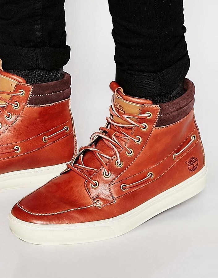 Timberland Cupsole Boat Boots, $149 | Asos | Lookastic