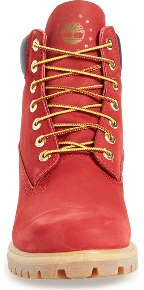 Patriotic sale red timberlands