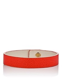 Valextra Leather Bracelet Red