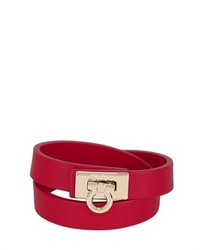 Luisa Via Roma Gancino Triple Wrap Leather Bracelet