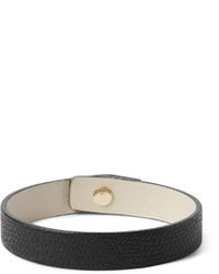 Pebble Grain Leather Bracelet