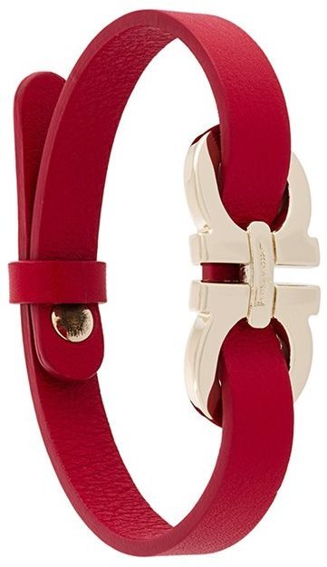 Sell Salvatore Ferragamo Gancini Lock Double Wrap Bracelet - Orange |  HuntStreet.com