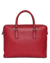 Dolce & Gabbana Mediterranea Textured Leather Briefcase