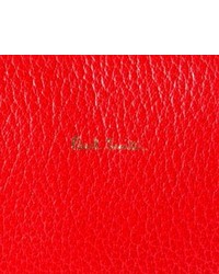 Paul Smith Red Grained Leather Slim Business Folio