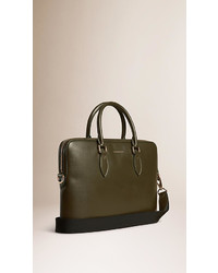 Burberry The Barrow Bag In London Leather