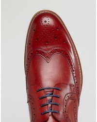 Dune Radcliffe Leather Derby Brogue Shoes