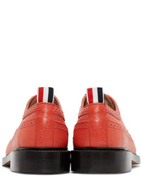 Thom Browne Red Classic Longwing Brogues