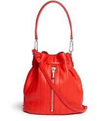 Nobrand Cynnie Mini Quilted Leather Bucket Bag