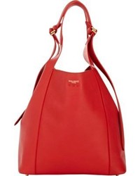 Nina Ricci Faust Medium Bucket Bag Red