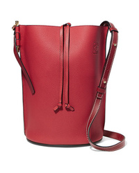 Loewe Gate Textured Leather Bucket Bag