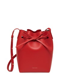 Mansur Gavriel Mini Calfskin Leather Bucket Bag