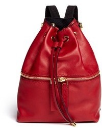 Marni Mini Leather Bucket Backpack