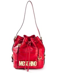 Moschino Logo Bucket Shoulder Bag