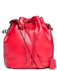 Nobrand Padlock Secchiello Leather Bucket Bag