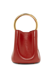 Marni Red Pannier Bucket Bag
