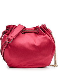 Diane von Furstenberg Satin Bucket Bag