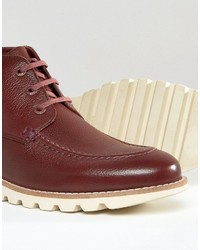 Kickers Kymbo Mocc Leather Lace Up Boots