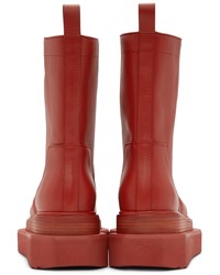 Rick Owens Red Cyclops Boots