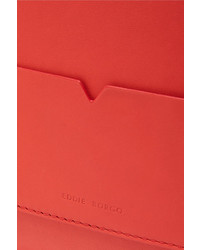 Eddie Borgo Boyd Small Leather Clutch Red
