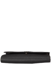 DKNY Bryant Park Saffiano Leather Envelope Clutch W Adjustable Chain Handle