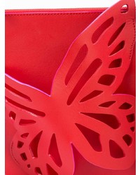 Sophia Webster Butterfly Applique Clutch Bag