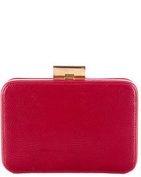 Kotur Embossed Leather Box Clutch