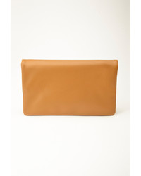 Forever 21 Faux Leather Foldover Clutch