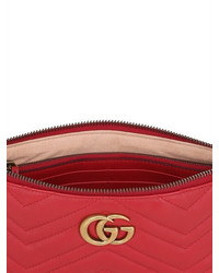 Gucci Gg Marmont 20 Leather Clutch