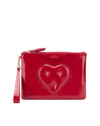 Anya Hindmarch Heart Clutch Bag