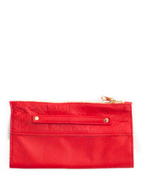 American Apparel Leather Fold Over Clutch