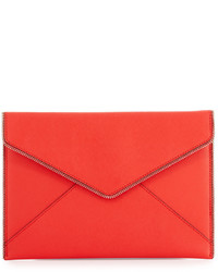Rebecca Minkoff Leo Saffiano Envelope Clutch Bag