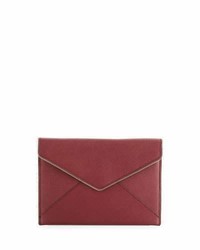 Rebecca Minkoff Leo Saffiano Envelope Clutch Bag Tawny Port