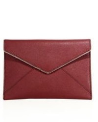 Rebecca Minkoff Leo Saffiano Leather Envelope Clutch