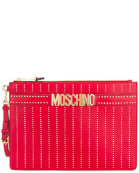 Moschino Logo Strap Clutch