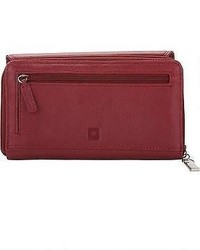 Wilsons Leather Organization Clutch Red