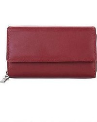 Wilsons Leather Organization Clutch Red
