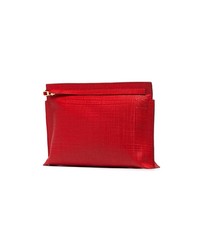 Loewe Red Gold Plated Metal Clutch