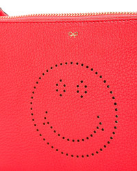 Anya Hindmarch Smiley Zipped Clutch