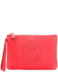 Anya Hindmarch Smiley Zipped Clutch