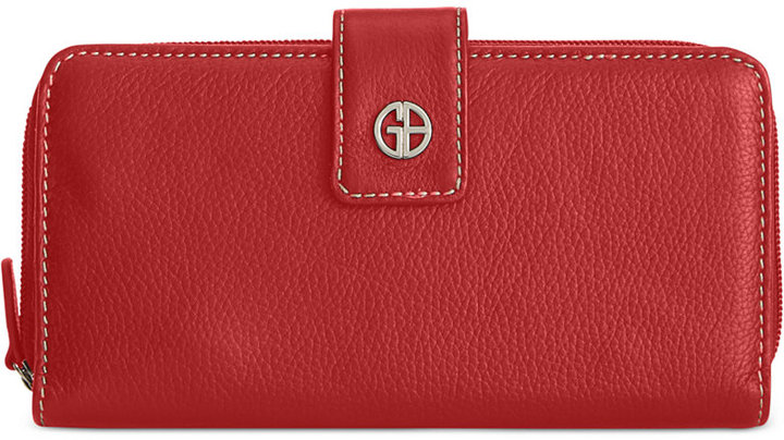 Giani Bernini Signature Slim Wallet, Created for Macy's - Macy's