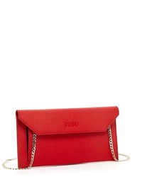 Susu Bond Saffiano Leather Envelope Clutch Purse Evening Bags