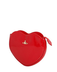 Vivienne Westwood Margate Heart Faux Patent Leather Clutch