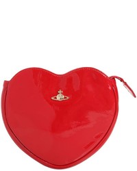 Vivienne Westwood Margate Heart Faux Patent Leather Clutch