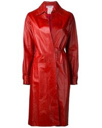 Red Leather Coat