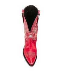 Golden Goose Contrast Stitched Cowboy Boots