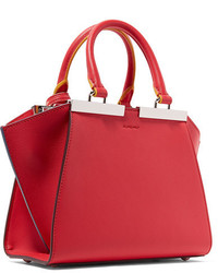 Fendi 3jours Small Leather Shoulder Bag Red