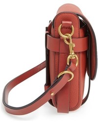 Tory Burch Alastair Pebbled Leather Shouldercrossbody Bag Red